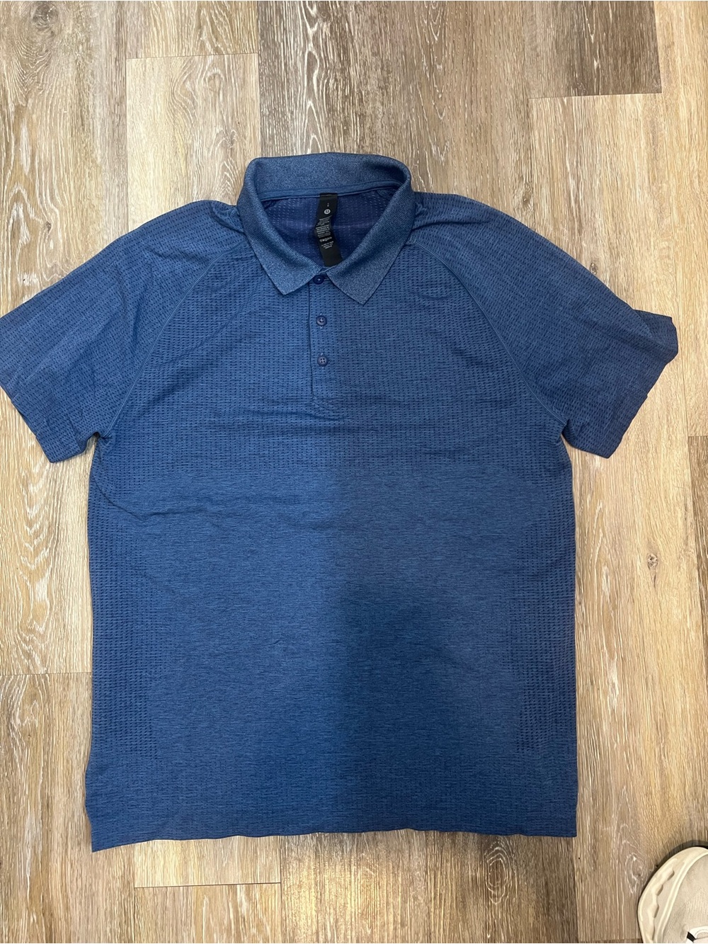 NWOT LULULEMON athletica Men's Indigo Blue Polo Shirt